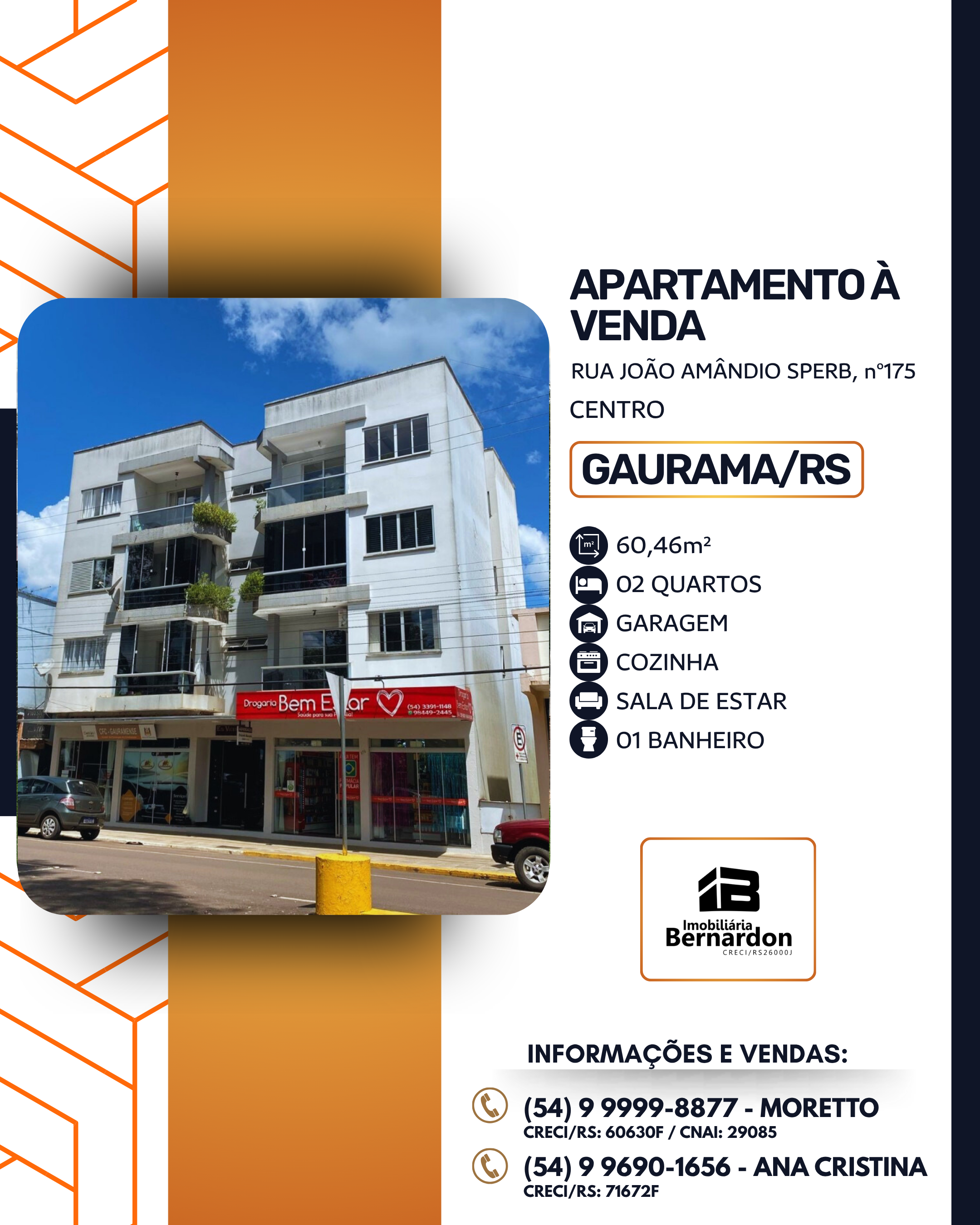 Imagem: Apartamento térreo em frente a praça central de Gaurama